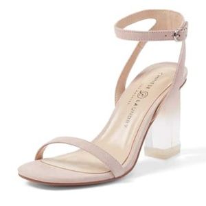 BNWT Chinese Laundry Shanie Clear Heel Sandals